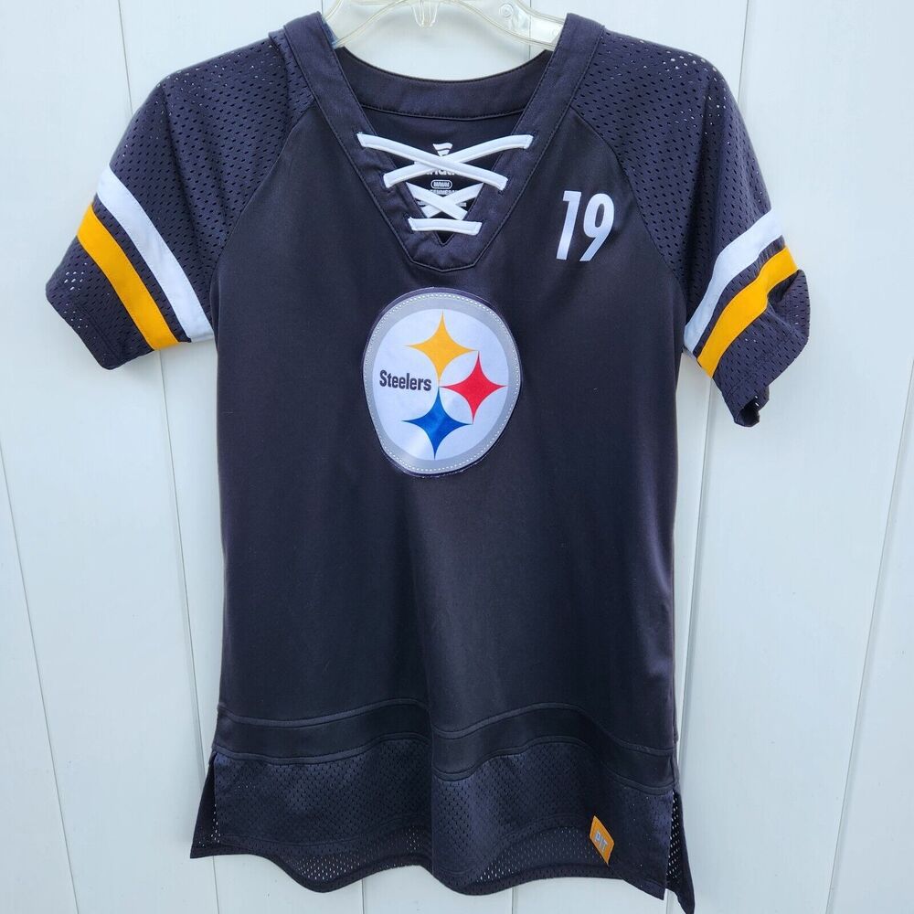 Fanatics Pittsburgh Steelers Shirt NFL Football Smith-Schuster #19 Size Med